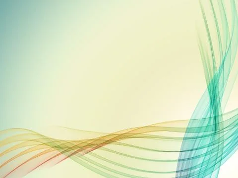 Nice soft flame wave abstract background Stock Illustration