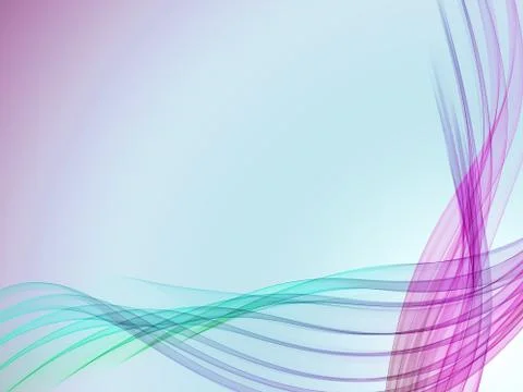 Nice soft flame wave abstract background Stock Illustration