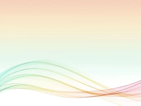 Nice soft flame wave abstract background Stock Illustration