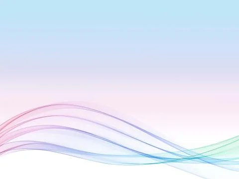 Nice soft flame wave abstract background Stock Illustration