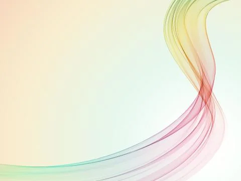 Nice soft flame wave abstract background Stock Illustration