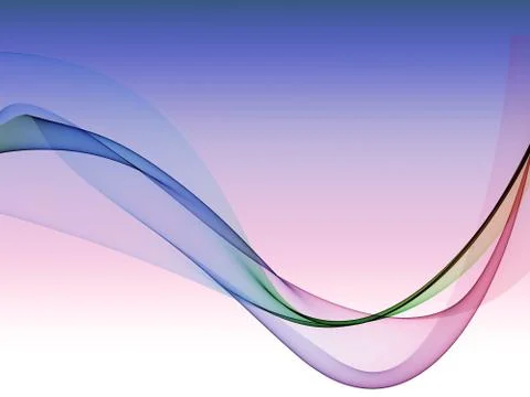 Nice soft flame wave abstract background Stock Illustration