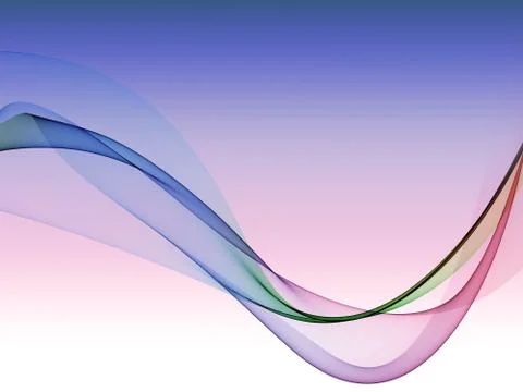 Nice soft flame wave abstract background Stock Illustration