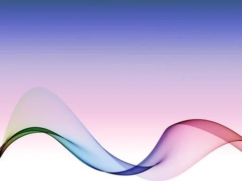 Nice soft flame wave abstract background Stock Illustration