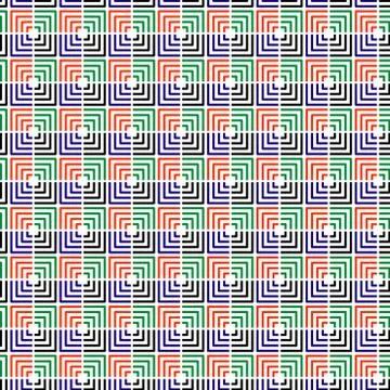 Nice Square Pattern Design Template Stock Illustration