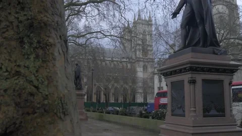 A Nice Statue In London Stock Footage 145145909