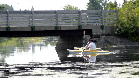 Nice summer day on a lake or river 6 Vidéo 49169749