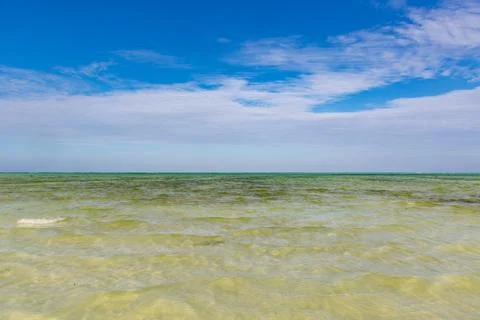 Nice summer day on ocean Stock Photos