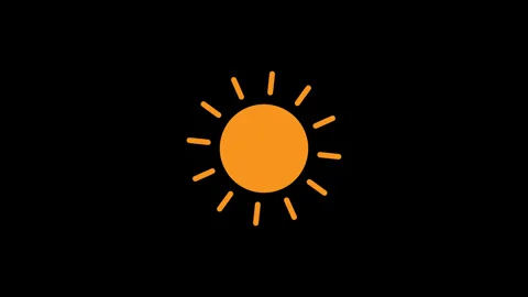 This is a Nice Sun Rotating Reveal Animation Footage Stock Footage 293480190