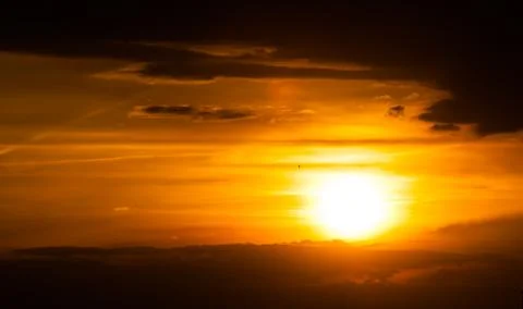 Nice sunset Stock Photos