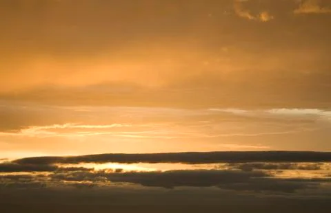 Nice sunset sky Stock Photos
