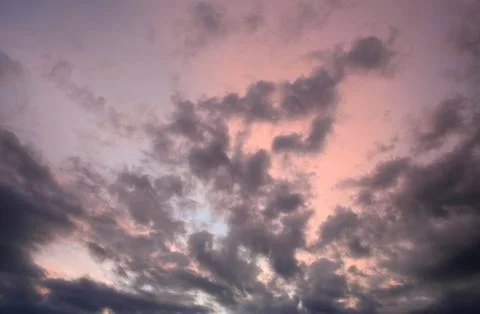 Nice sunset sky Stock Photos
