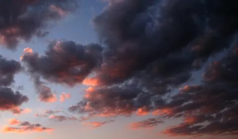 Nice sunset sky Stock Photos