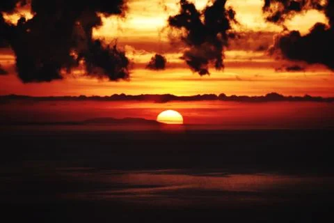 Nice sunset view Stock-Fotos