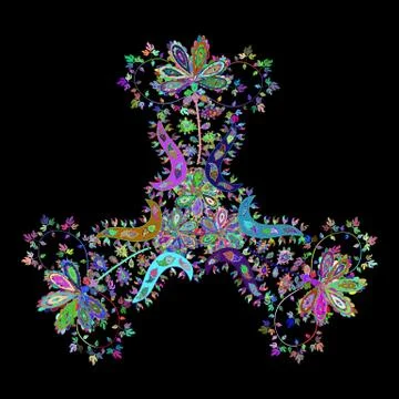 Nice super abstract and cute interesting picture Иллюстрация