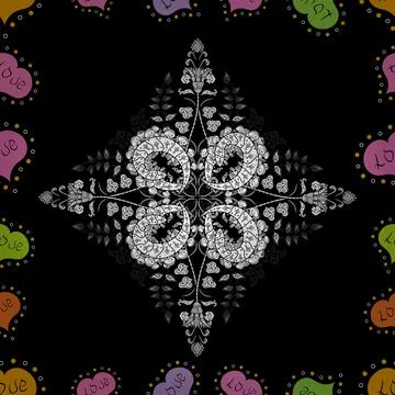 Nice super abstract and cute interesting picture Stock Illustration
