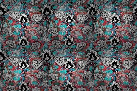 Nice super abstract and cute interesting picture Stock Illustration