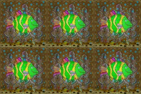 Nice super abstract and cute interesting picture Stock Illustration