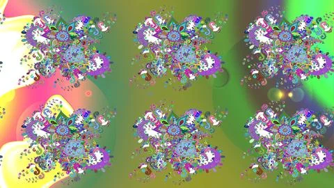 Nice super abstract and cute interesting picture Stock Illustration