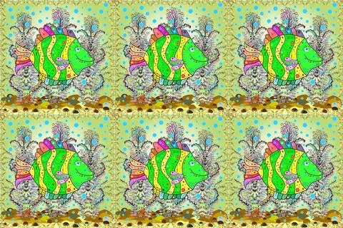 Nice super abstract and cute interesting picture Stock Illustration