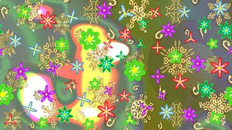 Nice super abstract and cute interesting picture Illustrazione stock