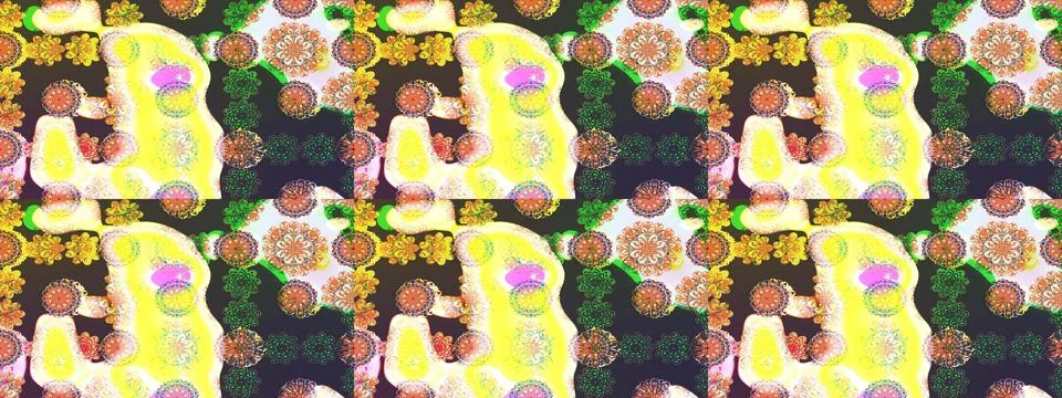 Nice super abstract and cute interesting picture Stock Illustration