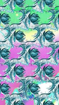 Nice super abstract and cute interesting picture Stock Illustration