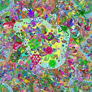 Nice super abstract and cute interesting picture Stock Illustration