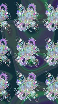 Nice super abstract and cute interesting picture 스톡 일러스트