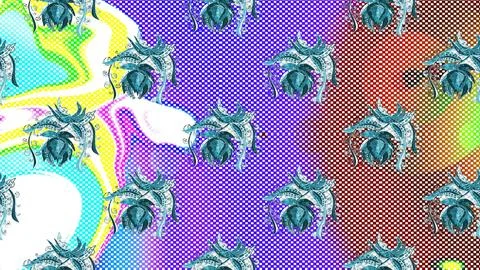 Nice super abstract and cute interesting picture Stock Illustration