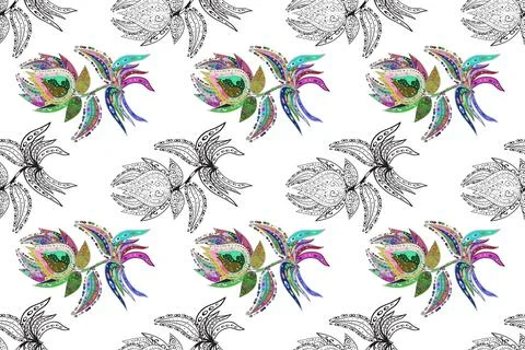Nice super abstract and cute interesting picture Stock Illustration