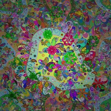 Nice super abstract and cute interesting picture Stock Illustration