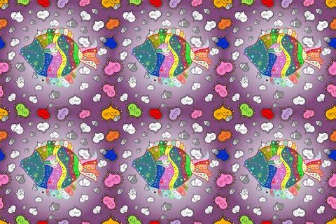 Nice super abstract and cute interesting picture Illustration