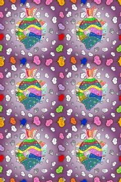 Nice super abstract and cute interesting picture Stockillustratie
