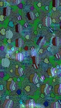 Nice super abstract and cute interesting picture Stock Illustration