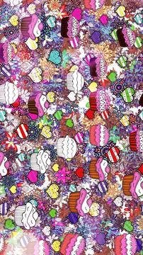 Nice super abstract and cute interesting picture Stock Illustration