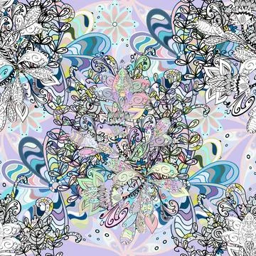 Nice super abstract and cute interesting picture Stock Illustration