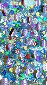 Nice super abstract and cute interesting picture Stock Illustration