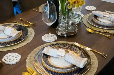 Nice tableware Stock Photos