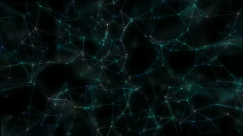 Nice technological background. They communicate with each other in random order Stock Footage 108464230