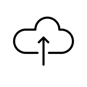 This is a Nice Upload Icon design Stock Illustration
