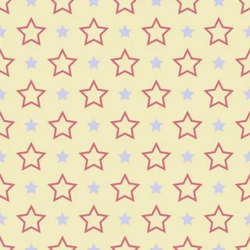 Nice vector seamless pattern (tiling). Sweet red, blue Illustrazione stock