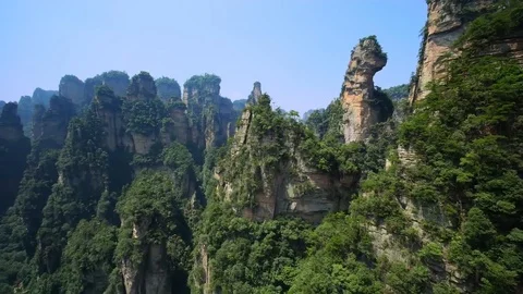 Nice video footage with flying camera above hills and canyon 스톡 동영상 103270962