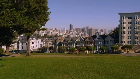 Nice video footage with flying camera 스톡 동영상 103270969