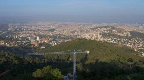 Nice view of Barcelona Stock-Footage 68340544