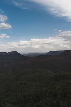 Nice view of Blue Mountains 스톡 사진