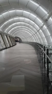 Nice view on the bridge crossing between two malls in Jakarta (Part 1) Stock Photos