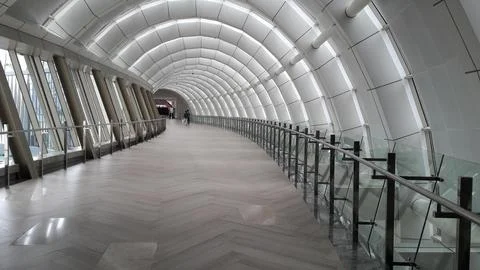 Nice view on the bridge crossing between two malls in Jakarta (Part 2) Foto stock