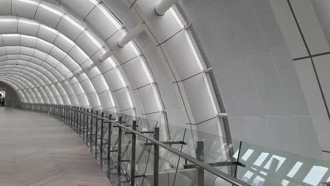 Nice view on the bridge crossing between two malls in Jakarta (Part 4) Stock Photos