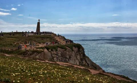 Nice view of of Cabo da Roca, Portugal. Stock Photos